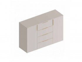 Комод с 4 ящ., 2створ. «Тефия» (тефия/софт сантьяго) в Кодинске - kodinsk.mebel-nsk.ru | фото