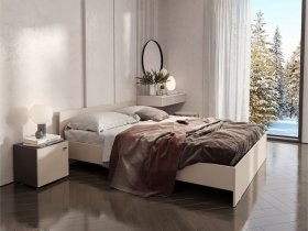 Кровать двухспальная 1,6м Гиза в Кодинске - kodinsk.mebel-nsk.ru | фото