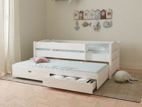 Кровать двухуровневая с ящиками «Лапландия» в Кодинске - kodinsk.mebel-nsk.ru | фото