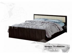 Кровать двуспальная 1,4м LIGHT Фиеста (BTS) в Кодинске - kodinsk.mebel-nsk.ru | фото