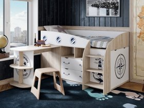 Кровать комбинированная «Немо» в Кодинске - kodinsk.mebel-nsk.ru | фото