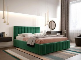 Кровать мягкая 1,4 Вена стандарт, вар.1 в Кодинске - kodinsk.mebel-nsk.ru | фото