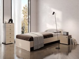 Кровать односпальная 0,9м Гиза в Кодинске - kodinsk.mebel-nsk.ru | фото