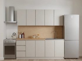 Кухонный гарнитур Мори 2,0 м (сатин) в Кодинске - kodinsk.mebel-nsk.ru | фото