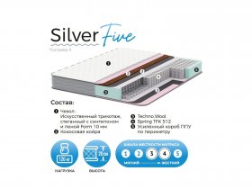 Матрас Silver Five в Кодинске - kodinsk.mebel-nsk.ru | фото