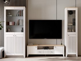 Модульная стенка Валенсия в Кодинске - kodinsk.mebel-nsk.ru | фото