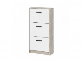 Обувница ОБ-2 Вега (дуб крафт серый/белый) в Кодинске - kodinsk.mebel-nsk.ru | фото