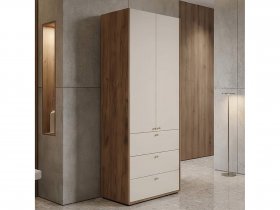 Шкаф двухстворчатый c ящиками Орма в Кодинске - kodinsk.mebel-nsk.ru | фото