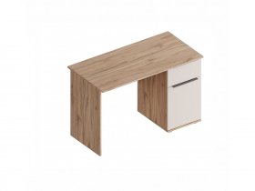 Стол письменный Правый Сицилия (дуб альпийский/тефия) в Кодинске - kodinsk.mebel-nsk.ru | фото